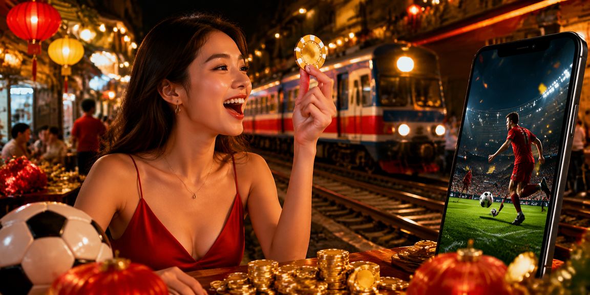 Không khí bóng đá đêm tại Hà Nội với người dùng xem lịch trên điện thoại