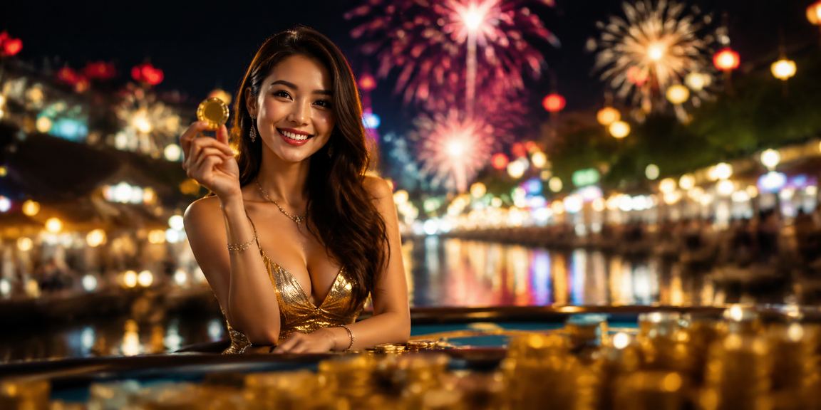 Không gian chợ đêm Nha Trang minh họa thói quen đọc dữ liệu giải trí trực tuyến
