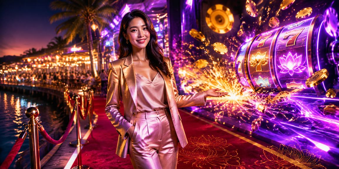 Không gian neon tại Phú Quốc gợi cảm giác ưu đãi slot trên di động